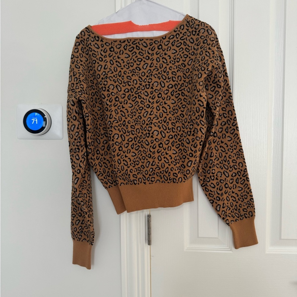 Le Rumi animal print sweater